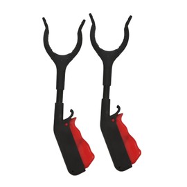 ABOOFAN 2PCS Ergonomic Long Handle Litter Picker Lightweight Trash Grabber Tool for Outdoor Sanitation Workers Easy to Use Rubbish Picker with Extended Reach for Efficient Litter