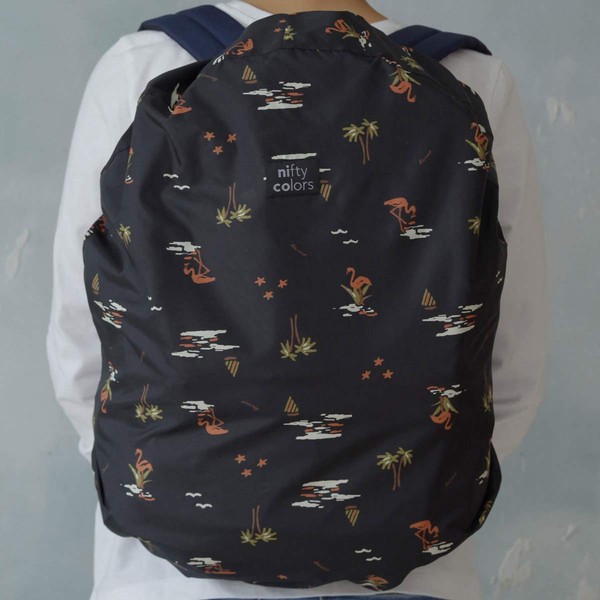 Nifty Colors Unisex 2-Way Backpack Cover Flamingo 7097BK