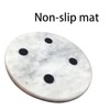 Natural Marble Tray, Round Marble Decorative Tray for Counter, Jewelry,