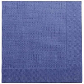 Duni napkin no. 154672, tissue, dark blue, 4-ply, 1/4-fold, 40 x 40 cm, pack of 50