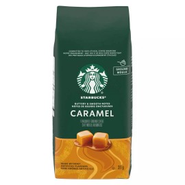 Starbucks Caramel Flavored Ground Coffee, Medium Roasted, 311g/11 oz