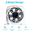 ipalmay DC 12V 4 Inch 270CFM Ventilator Marine Bilge Exhaust