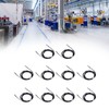 10Pcs Temperature Sensor Probe NTC Thermistor Temp Transducer Cold Pressed