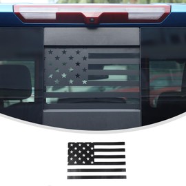 Linskip Center Sliding Window Decal for 2019-2025 Chevy Silverado & GMC Sierra 1500 Accessories, Compatible With Center Back Glass Vinyl Decals, Precut Sticker