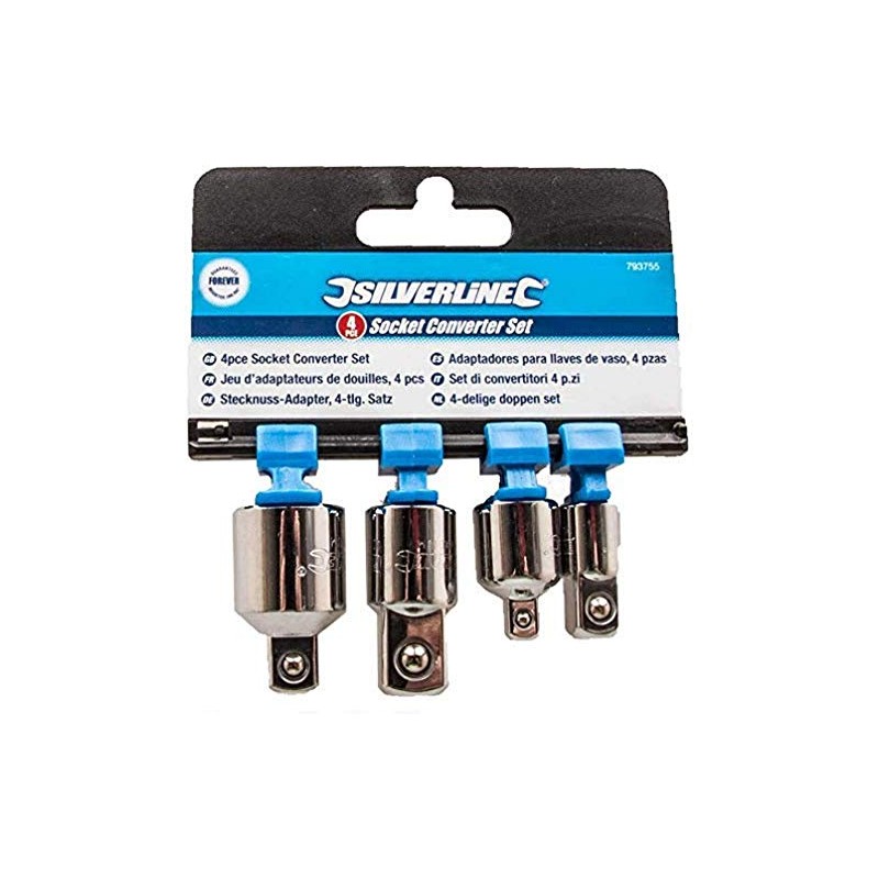 Silverline 793755 Socket Converter Set 4pce 4pce