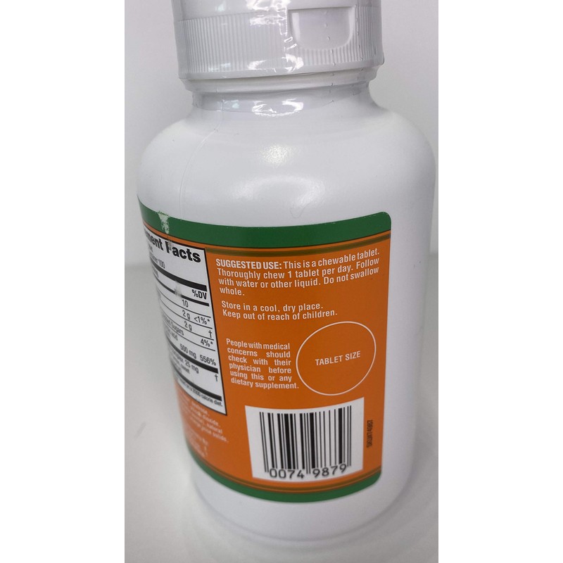 Trader Joe's Chewable Orange Flavored Vitamin C