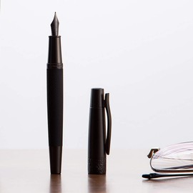 Gentleman Fountain Pen Black Nib Fine Point Metal Gift Box Hongdian