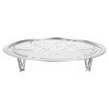 uxcell 3pcs Stainless Steel Steamer Rack with Stand, 10.2 Inches