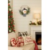 Gallerie II Snowman Decorative Winter Wreath 13" Christmas Xmas Festive