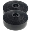ALGOMAS® Pack of 2 Cooker Hood Activated Carbon Filters (2)