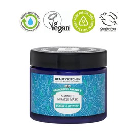 Beauty Kitchen - Seahorse Plankton + 5 Minute Miracle Mask 60ml - Hydrating Facial Mask - Removes Impurities, Removes Redness & Promotes Collagen - Vegan/Cruelty Free