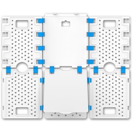 BoxLegend V4 Shirt Folding Board Enlarged and Widened Shirt Folder Folding Adults Laundry Tool Clothes Folder Laundry folders Folding Boards for tshirt, Sweater, Pants, Dresses, White