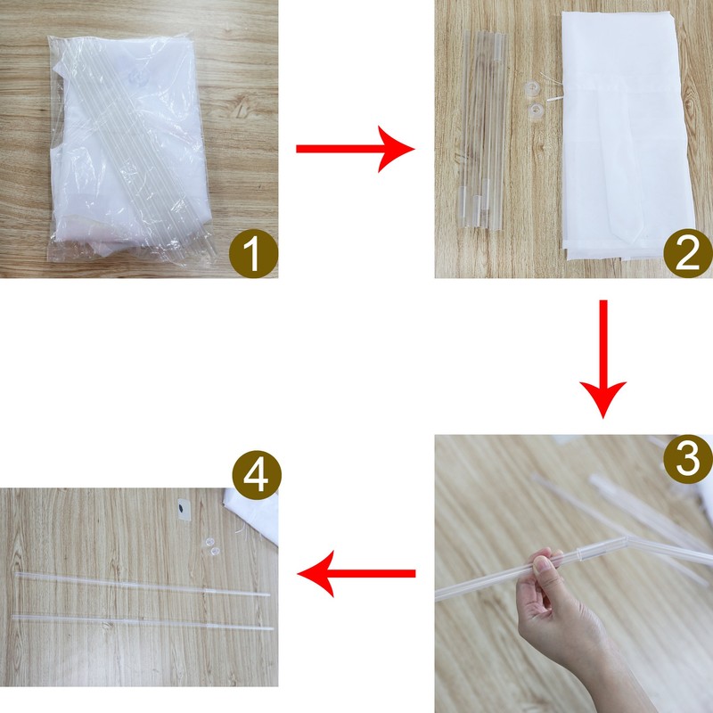 Thinkbay roman blind tab-top curtains, with 7 colours and 5