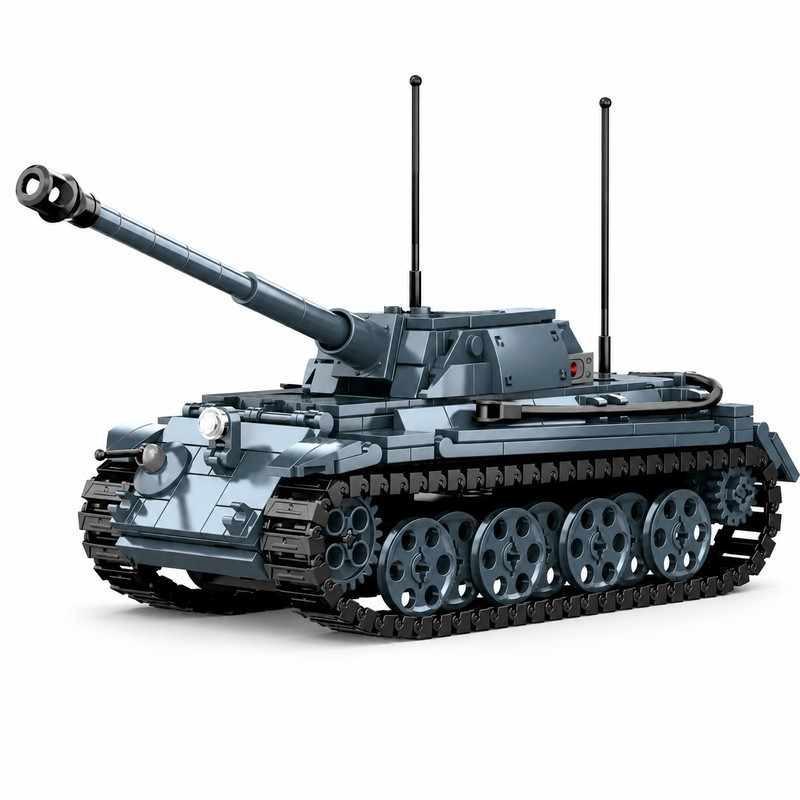 Military Armored Vehicle Building Block Model Kits, Small Brick Construction