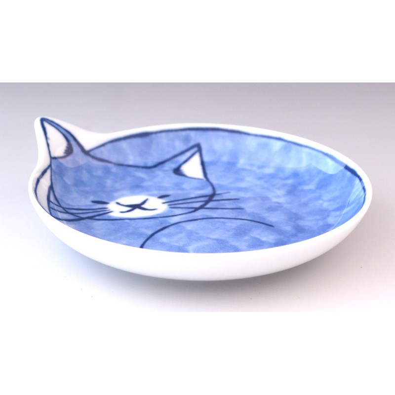 Hasamiyaki 303298500 Neco Plate, Cotetsu