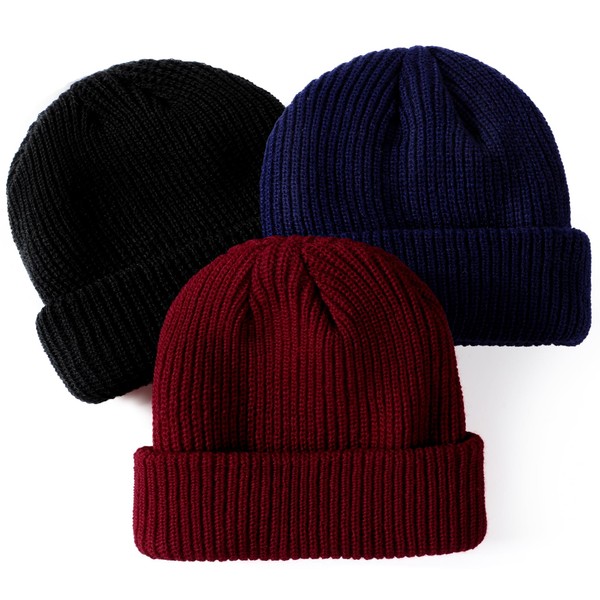 Glooarm 3 Pack Baby Beanie Toddler Boys Girls Beanie Knit