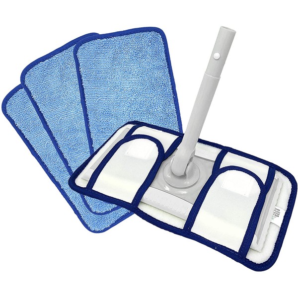Xanitize 11.5" Microfiber Mop Pads with Straps 3-Pack (Standard)