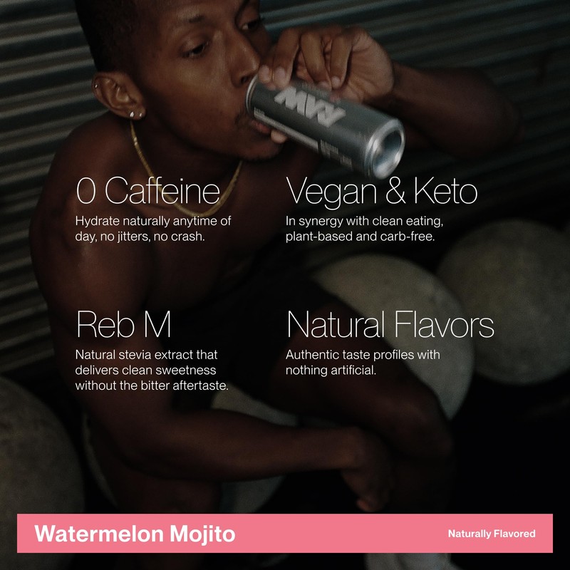 Cadence Electrolyte Drink - Watermelon Mojito Flavor, 355ml x 12