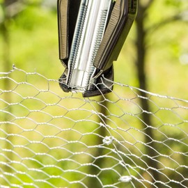 Windhager 06214 Wire Rings C-Shape, Suitable for Fence Ring Pliers, for Connecting Grids and Braids of All Kinds, Pack of 1000, 6 - 10 mm, Galvanised