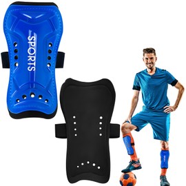 Football Shin Pads, FairyPeach Knee Pads Children's Football, Children's Shin Pads Football, Shin Pads for Football, Shin Guards, Football Shin Pads (Blue)