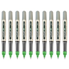 uni-ball EYE - UB-157 Rollerball Pens - 0.7mm Nib - Light Green - Pack of 10