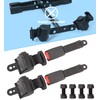 Dewkake Golf Cart Seat Belts Kit, 4pcs Universal Retractable Front