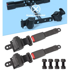 Dewkake Golf Cart Seat Belts Kit, 4pcs Universal Retractable Front and Rear Golf Cart Seat Belt Kit for EZGO, Club Car