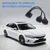 OBD Splitter Adapter, Right Angle 30cm/12 OBD II Splitter Extension