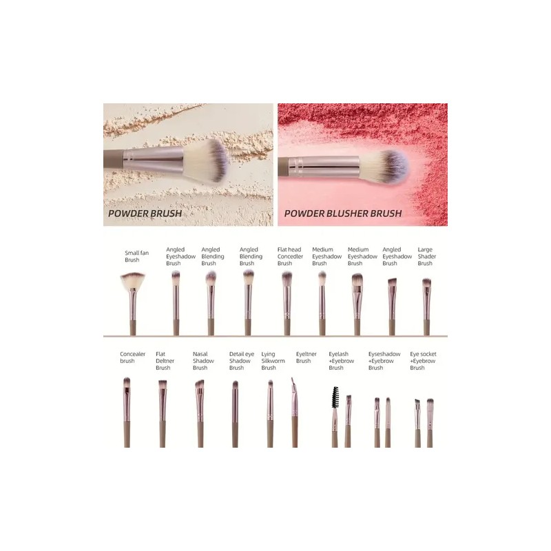 67 Brochas Maquillaje Profesional Y Herramientas Cosméticas