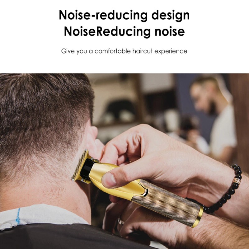 JahyShow Golden Electric Hair Clipper – Smooth Grooming Tool