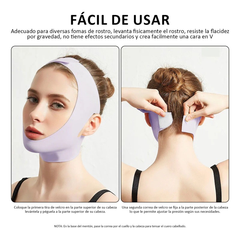 Mentonera Faja Oferta Reduce Arruga Papada Cachete Mejilla