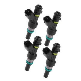 INFINAUTO Fuel Injector, for Nissan Altima 2.5L 3.5L CVT Base S SV SL 2013-2015 for Nissan Rogue 2.5L CVT S SV SL 2014-2015 No.16600-3TA0A Metal Black, 4pcs