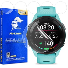 ArmorSuit 6 Pack for Garmin Forerunner 265 (46mm) Anti-Glare Screen Protector MilitaryShield Matte Film - Made in USA [NOT for Garmin Forerunner 265s]