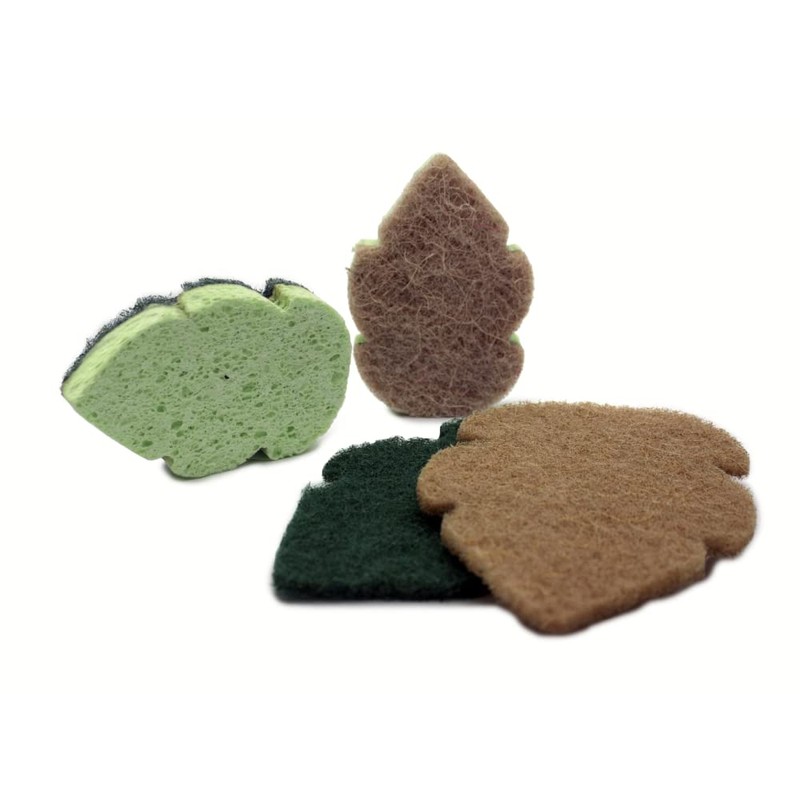 Martini SPA Utility Scouring Sponges 2 Non Scratch Fibre Scourers,