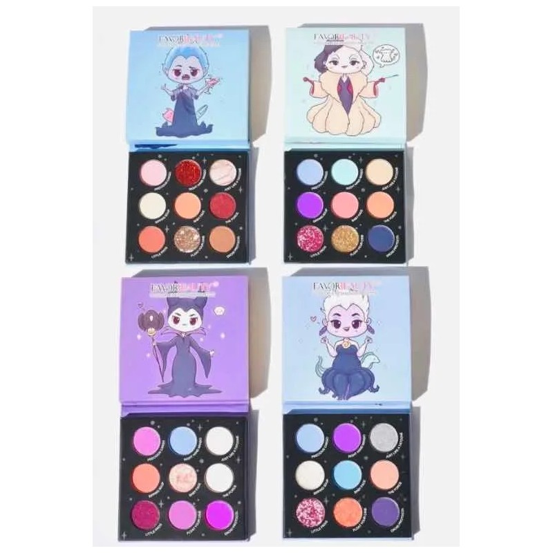 Kit De Sombras Villanas, Maquillaje (1 Pz)