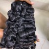 US Stock Burmese Curly Raw Hair Unprocessed Indian Curly Wavy