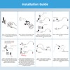 Hibbent All Metal Upgraded 18'' Shower Head Extension Arm, Shower