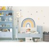 Little Deco DL926-1 Wall Sticker Rainbow Blue Stars Baby Room
