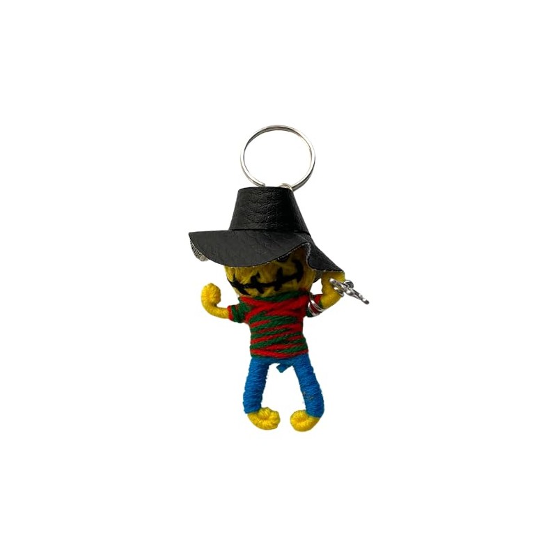 Voodoo String Doll Keychain, Design T08