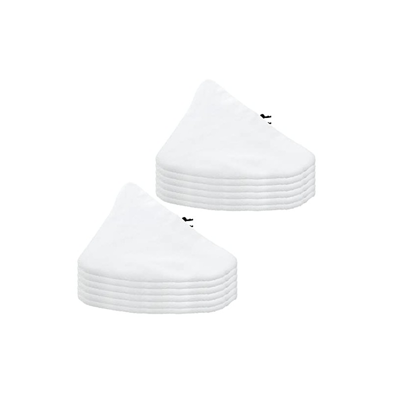 12 PCS Microfiber Steam Mop Pads - Reusable & Washable