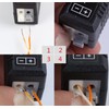 Fielect DC Wire Cable Power Supply CCTV Power Splitter Cable