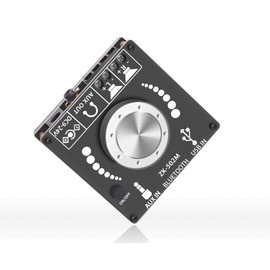 DAMGOO Mini Bluetooth Amplifier 50W+50W Dual Channel Stereo Power Output,DC 12V, Bluetooth+ AUX+ USB Input