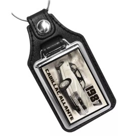 Unbranded 1987 Caddy Allante Luxury Roadster Two Convertible Door Key Chain Key Ring