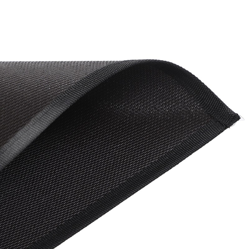 Grill Mat Fireproof Heat Resistant Insulated Pad Protector Black for