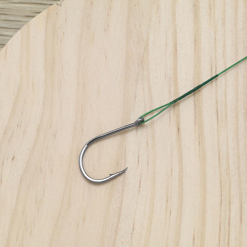 Create idea 40PCS Fishing Hooks with Barbed Hooks Length 200mm