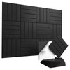 Vieshful Self Adhesive Acoustic Panels – 12"x12"x0.4" High-Density Soundproof Wall