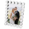 SAAEH SWWH 5x7 Clear Bubble Crystal Picture Frame,with 24 Clear