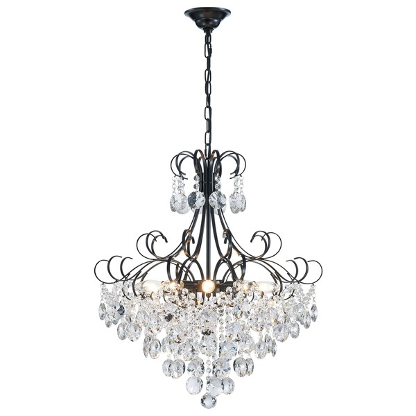 ANJIADENGSHI Crystal Chandelier K9 Crystal Lighting Chandelier for Living Room