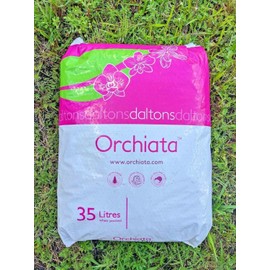 Orchiata Orchid Bark | Orchid Bark for Plants 100% Pure New Zealand Pinus Radiata | Organic Potting Orchid Bark for Aeration and Longevity, 35L Bag (Classic 1/4'' -3/8'')