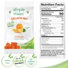 Simple Mixes Natural Gelatin Dessert, Orange, Healthy Snack, Dye-Free, Lactose-Free,